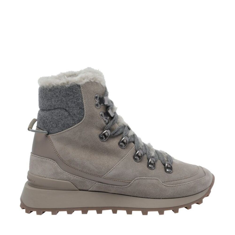 Brunello Cucinelli Women Suede, Knit And Shearling Runners
